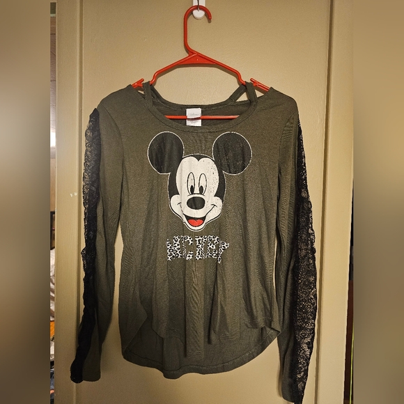 Disney Tops - Disney's mickey mouse lacey long sleeve top